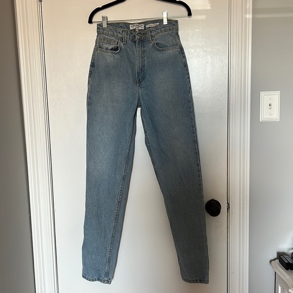 American apparel - jeans - size 27 - light wash - high waist - Picture 1 of 4